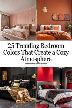 bedroom colors that create a cozy atmosphere