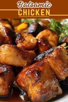 Easy Chicken Recipes: Balsamic Chicken Honey Balsamic Garlic Chicken, Balsamic Chicken Crockpot Recipes, Chicken Balsamic Recipes, Balsamic Chicken Crockpot, Crockpot Balsamic Chicken, Easy Balsamic Chicken, Balsamic Chicken Marinade, Balsamic Chicken Recipe, Balsamic Chicken Breast