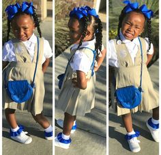 Kids Outfits Daughters, Black Kids Fashion, Girls School Uniform, Girl Uniform, Simple Outfits For School