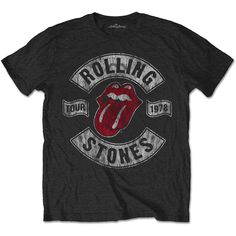 Make a Statement: Rock 'n' Roll StyleUnleash your inner rock star with our officially licensed Rolling Stones T-shirt. Made for the true fan, this piece is an essential addition to any music lover's wardrobe, offering a stylish way to showcase your love for one of the greatest rock bands ever.Timeless Design Meets Modern ComfortIconic Design: This T-shirt features the classic Rolling Stones tongue logo, instantly recognizable and synonymous with the rebellious spirit of rock 'n' roll.Quality Mat Screen Printing Designs, High Quality T Shirts, Black Design, Black T Shirt, Rolling Stones, Printed Tees, Black Tshirt, Tshirt Print, Printed Shirts