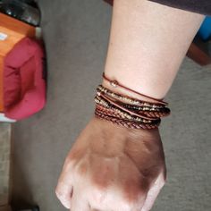 Bracelet, Layering, Stack, Boho Wrap Bracelet, Leather Bracelet, Leather Beaded Wrap, Bohemian Style, Gift for Her - Etsy Bracelet Layering, Boho Wrap Bracelet, Bracelet Leather, Beaded Wraps, Jute Bags, Bead Leather, Leather Wrap Bracelet, Cord Bracelets, Summer Jewelry