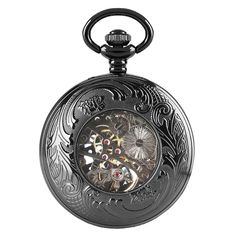 ❗ Steampunk Styler Exclusivity❗ Be more elegant & better respected ✨ Wear a unique designed pocket watch 💎 Inner face includes black accents and numbering Perfect gift to offer to your loved one 🎁 Free Shipping & 100% Money-Back Guarantee Limited quantity, first come, first served ⏳ Find the mystical Black Skeleton Steampunk Pocket Watch. A sublime pocket watch with pearly black reflections that gives a steampunk style without hooks. Product Features 📝 Material: stainless steel, more than 10. Black Steampunk Watch With Skeleton Dial, Vintage Black Watch With Skeleton Dial, Black Steampunk Watch As Gift, Black Steampunk Watch As A Gift, Steampunk Black Watch As Gift, Steampunk Black Watch As A Gift, Steampunk Black Watch For Gift, Black Vintage Stainless Steel Pocket Watch, Vintage Black Stainless Steel Pocket Watch