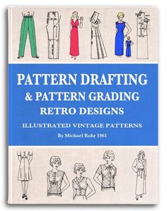 the front cover of a book with an image of women's dresses and pants