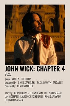 the poster for john wick - chatter 4