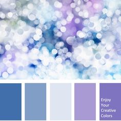 a color palette with blue and purple tones