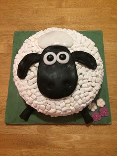 a cake made to look like a sheep