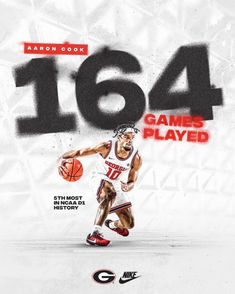 an advertisement for the basketball team that is playing in the game called,'16 4 games played '