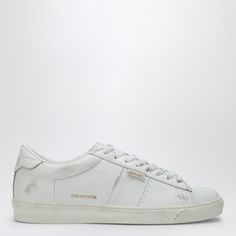 White Leather Low Top Trainer From Golden Goose Deluxe Brand Featuring A Round Toe, A Lace-Up Fastening, A Branded Heel And Tongue And A Rubber Sole. Model With Vintage Effect Workmanship. Size Type: It Material: Leather Sku: 2f-Gmf00796f006367/P_golde-10100_600 Welcome To The Official Luosophy Poshmark Closet! Luosophy Is A Luxury Brand Reselling Company Founded In San Diego, Ca From 2016. All Our Products Are Imported From Italy And Sold In The Usa. We Do Our Best To Provide High Fashion, Luxu White Sneakers Men, Vintage Effect, Golden Goose Deluxe Brand, Sneaker Men, Leather Cap, Boot Pumps, Sleek Fashion, Sneaker Heels, Golden Goose