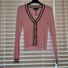 Great Condition Smoke Free Home Willing To Negotiate! Pink V-neck Cardigan For Day Out, Trendy Pink Cardigan For Day Out, Chic Pink Cardigan For Day Out, Chic Pink V-neck Cardigan, Trendy Pink V-neck Outerwear, Pink V-neck Trendy Outerwear, Eyelet Sweater, Black Long Sleeve Sweater, Open Cardigan Sweater