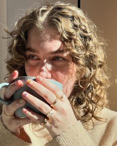 Coffee break ft. my go-to maximalist ring stack 💫💛✨🔆 Instagram Coffee, Fine Jewelry Collection, Coffee Break, Surprise Gifts, Gemstone Colors