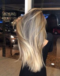 Straightening Natural Hair, Ombre Hair Blonde, Hair Straightening, Pinterest Hair, Ombre Hair Color, Long Blonde Hair, Beautiful Long Hair