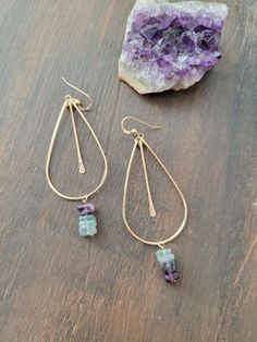 Pretty Fluorite Teardrop Hoop Earrings in your choice of 14K Gold Filled or Sterling Silver materials. Fun and unique earrings with a fun pop of color! Each piece is hand formed and hammered for texture and shape. The length is about 2 1/2 in. The fluorite are colors of green and purple and may vary. Thank you! 14k Gold Filled Teardrop Earrings, Adjustable Teardrop 14k Gold-filled Hoop Earrings, Handmade 14k Gold Filled Teardrop Earrings, Pierced Teardrop 14k Gold Filled Earrings, 14k Gold-filled Teardrop Earrings, Teardrop 14k Gold Filled Hoop Earrings, Hypoallergenic 14k Gold-filled Teardrop Dangle Earrings, Nickel-free Teardrop Earrings In 14k Gold Filled, Nickel-free Long Drop Hoop Earrings Gift