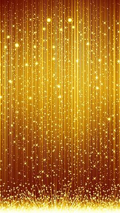 an abstract gold background with sparkling lights