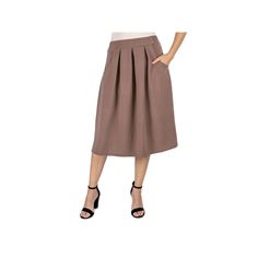 Flowy and flirty, this women's solid pleated midi skirt from 24Seven Comfort Apparel is the perfect addition to any wardrobe! Flowy and flirty, this women's solid pleated midi skirt from 24Seven Comfort Apparel is the perfect addition to any wardrobe!Click on this WOMEN'S GUIDE to find the perfect fit and more! Pleated hem Pull-on design Jersey construction 2 pockets UnlinedFIT & SIZING 26 3/4-in. length from shoulder to hem High-rise elastic waistband A-line silhouetteFABRIC & CARE Polyester, s Casual A-line Pleated Maxi Skirt, Spring A-line Maxi Skirt With Pleated Hem, Casual A-line Pleated Skirt For Work, Relaxed A-line Pleated Skirt With Pockets, Flowy A-line Pleated Skirt With Pockets, Casual A-line Pleated Skirt For Fall, Solid Midi Length Skirt, Casual Solid Color Pleated Midi Skirt, Solid Casual Pleated Midi Skirt