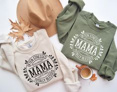 Mama Sweatshirt, Mama Often Stressed Shirt, Mama a Bit of a Mess Tshirt, Mama Totally Blessed, Retro Mom Hoodie, Mama Sweat, Gift for Mom *HOW TO ORDER* 1. Select the shirt 𝗦𝘁𝘆𝗹𝗲 2. Select the 𝗦𝗶𝘇𝗲 3. Select the shirt color 4. Select the quantity, 5. Click 𝗔𝗗𝗗 𝗧𝗢 𝗖�𝗔𝗥𝗧. If you want to buy more than one, please go back to the listing and repeat the steps. "If you have any question, please send us a message." *BRAND* If you want a specific brand, please send us a message right aft Sweater Drying Rack, Mama Hoodie, Mom Hoodies, Mama Sweatshirt, Mama Shirt, Text Design, Gift For Mom, Sweatshirts Women, Sweat Shirt