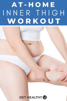 Try this quick and effective inner thigh workout with 7 exercises to tone and strengthen your thighs. You Inner Thigh Excersises For Women, At Home Inner Thigh Workouts For Women, Upper Leg Exercises For Women, Inner Tights Exercise At Home, Inside Thigh Workout, Leg Exercises At Home For Women, Exercise For Inner Thighs, Upper Leg Workout