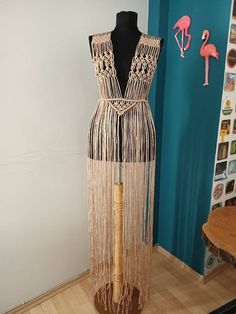 Check out this item in my Etsy shop https://www.etsy.com/listing/1385632288/macrame-dress-rope-dress-boho-hippie Bohemian Macrame Dress For Beach Cover-up, Crochet Beach Dress For Festival, Beachy Crochet Cover-up For Festival, Macrame Crochet Dress For Summer Beach, Macrame Crochet Dress For Summer, Summer Crochet Macrame Dress For Beach, Sleeveless Crochet Dress For Festival Beachwear, Sleeveless Crochet Beach Dress For Festival, Beige Sleeveless Crochet Dress For Festival