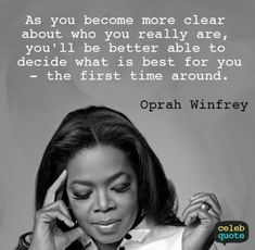 opah winfrey quote about being clean