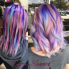 Unicorn Hair Color, Rainbow Hair Color, Hair Color Pastel, Pinterest Hair, Bright Hair, Unicorn Hair, Colorful Hair, Pastel Hair, Colored Hair