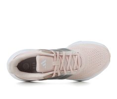 This product is part of the adidas® End Plastic Waste movement and contains recycled content, Breathable mesh upper with padded collar and fabric lining, Lace-up closure with synthetic support cage design, Cushioned insole with fabric lining, Sculpted foam midsole and durable rubber outsole, adidas® branding details including iconic three stripes | Women's Adidas Ultrabounce Sustainable Sneakers in Light Pink Size 9.5 Adidas Mesh Athleisure Running Shoes, Athleisure Fade-resistant Sneakers For Workout, Adidas Running Shoes For Workout In Athleisure Style, Adidas Running Shoes For Workout Athleisure, Adidas Athleisure Running Shoes For Workout, Adidas Breathable Running Shoes For Light Exercise, Adidas Breathable Running Shoes For Workout, Adidas Functional Sneakers For Workout, Adidas Casual Running Shoes For Workout