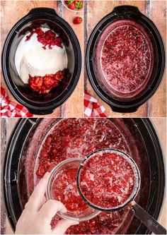 how to make cranberry sauce in the slow cooker and then put it in the pot