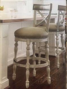 an old fashioned bar stool in a kitchen