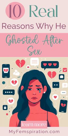 In this post, I explore 10 reasons why he ghosted after sex and how you can respond. If you've been ignored by someone and keep asking, "why did he ghost me?" or "why did he stop talking to me?" you're not alone. In today's hookup culture and online dating world, ghosting is common. Understanding why men ghost women can help you deal with it better. Don't keep wondering - click to find out why he ghosted and how you can respond confidently to these emotionally unavailable men! This advice will really help you move forward. Ghosting Someone, Emotionally Unavailable Men, Emotionally Unavailable, Dating World, Dating Apps, New Relationships