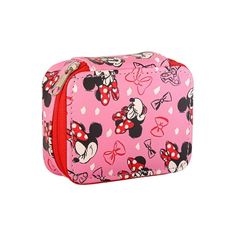 Introducing the Disney Minnie Mouse Vitamin Case, a charming and practical accessory for Disney enthusiasts of all ages. This compact case features a delightful Minnie Mouse design, showcasing her iconic polka dots and cheerful bow. It's designed to securely hold and organize daily vitamins or medications, making it ideal for travel, school, or everyday use. The case is crafted from durable materials to ensure longevity, with easy-open compartments that simplify access to contents. Whether you'r Compact Pink Cosmetic Bag, Playful Pink Portable Pencil Case, Playful Pink Pencil Case For Gift, Cute Pink Cosmetic Bag For Storage, Playful Pink Cosmetic Bag For Gift, Pink Compact Cosmetic Bag Gift, Vitamins And Supplements, Disney Handbags, Minnie Mouse Girl