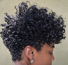 Short Natural Curly Hair, New Natural Hairstyles, Short Sassy Hair