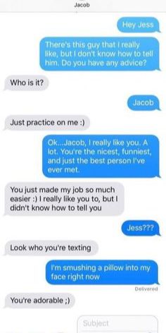 two texts that are being used to describe someone's interest in the text message