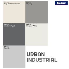 an advertisement for urban industrial architecture with the words urban industrial architecture written in black and white