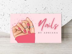 Attention all Nail Techs!  Are you struggling to establish your brand and grow your business?  Do you feel like you are constantly missing out on potential clients because they cannot remember your contact details?  You are not alone! This is a common source of pain for many nail technicians, but fear not, because I have the solution for you! Introducing the minimalistic and fully editable Nail Tech Business Card Template, the most convenient and affordable way to promote your business and leave Nail Business Cards, Nail Tech Business Cards, Calling Card Template, Classic Business Card, Black White Nails, Nail Business, Blue Business Card, Baby Blue Nails, Printable Business