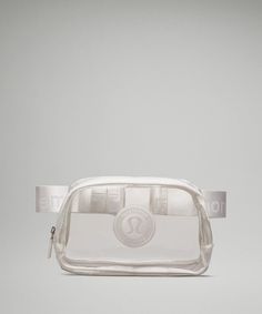 Everywhere Belt Bag 1L *Clear | Unisex Bags,Purses,Wallets | lululemon Lululemon Rectangular On-the-go Bag, Lululemon Shoulder Bag With Removable Pouch For Travel, Lululemon Rectangular Travel Bag, Rectangular Lululemon Travel Bag, Functional White Belt Bag For Travel, Functional Lululemon Bag For Daily Use, Functional Rectangular Lululemon Bag, Lululemon Pouch Bag For Daily Use, Functional Lululemon Bag With Removable Pouch