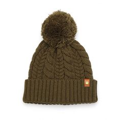 This Frye and Co. women's pom pom beanie has a chic classic texture and style you'll need in your closet for cooler temps. Crafted from a soft cable knit, this beanie comes complete with a wide ribbed cuff. Base Material: 100% AcrylicCare: Hand WashBrim Width: 1 1/2 InchCountry of Origin: Imported Hats Beanie, Pom Beanie, Pom Poms, Handbag Accessories, Cable Knit, Women Handbags, Pom Pom, Cable, Cuff