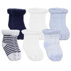 These are the perfect Newborn socks from Kushies. Soft & comfy, these are our best selling newborn socks. Made with soft elastic, these are designed to stay on and keep baby’s little toes warm and cozy. Never run out, this 6-pack ensures that you have extra socks during laundry time and for when one mysteriously disappears. Put a spare pair in the diaper bag when on the go! Use them as no scratch mitts when baby is born for a secondary use! Laundry Time, Newborn Socks, Sock Packs, Comfortable Socks, Newborn Essentials, Baby Cap, Baby Warmer, Baby Socks, Baby Store