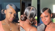 Two Buns With Swoop Weave, Swoop Two Low Buns, Low Bun With Swoop Natural Hair, Swoop Two Ponytail Weave, Two Bun With Swoop, Two Low Buns With Swoop Natural Hair, Two Low Ponytails With Swoop, Swoop With Two Buns, Two Low Buns Natural Hair