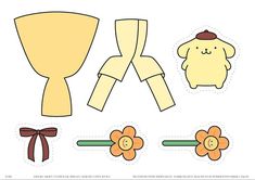 the cut out paper craft is ready to be used for crafts and other things that include flowers