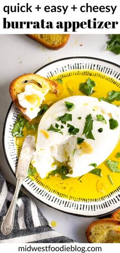 a plate with bread and an egg on it