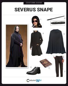 the costume guide for severus snape