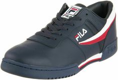 Find Fila Original Fitness Trainers Sports Sneakers Men Shoes Navy/red Size 10 on eBay in the category Clothing, Shoes & Accessories>Men>Men's Shoes>Athletic Shoes. Slip-on Synthetic Skate Shoes For Sports, Sporty Red Walking Shoes For Sports, Red Lace-up Walking Shoes For Sports, Red Low-top Sportswear Sneakers, Low-top Tpr Skate Shoes For Sports, Casual Red Athletic Fit Sneakers, Waterproof Shoes For Men, Composite Toe Work Boots, Fila Shoes