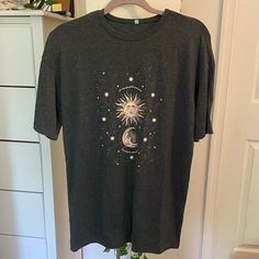 Size Small Oversized From Amazon Never Worn Amazon Tops, Oversized Shirt, Shirt Color, Colorful Shirts, Womens Tops, Tops & Tees, Grey, Women Shopping, Clothes