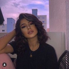 Baddie Hairstyles, Grunge Hair, Pretty Makeup, Aesthetic Hair, Hair Day, Pretty Face, Hair Goals, Hair Looks, Medium Hair Styles