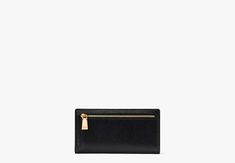 Our Morgan wallet goes everywhere with you. It's done in scratch-resistant Saffiano leather so it will keep its sleek luxe look. | Kate Spade Morgan Slim Bifold Wallet, Black Luxury Kate Spade Wallet For Evening, Luxury Kate Spade Wallets For Evening, Kate Spade Luxury Evening Wallets, Classic Formal Kate Spade Wallet, Kate Spade Evening Wallet With Card Slots, Black Saffiano Leather Wallet For Everyday Use, Formal Kate Spade Leather Wallets, Kate Spade Luxury Wallet For Formal Occasions, Kate Spade Luxury Wallets For Formal Use