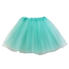 Mint Green Tutu - Buy a Cute Mint Tulle Skirt for Your Little Girl Light Mint Green Blue girls tutu skirt, perfect for dance class, princess dress up, or a DIY costume like Trolls or a bluebird. We just love this color for summer or Easter, too! Availability Ready to ship from Ohio FREE Shipping Features of our Mint Tutu Skirt for Girls 3 layers of 100% super-soft polyester tulle. Wear over shorts, leggings, leotard, or other clothing. Super stretchy satin covered elastic waist for comfort. Perf Mint Tulle Skirt, Princess Birthday Party Favors, Tutu Skirt Outfit, Tutu Skirt Kids, Green Tutu, Baby Ballet, Kids Tutu, Girl Tutu Skirt, Princess Dress Up