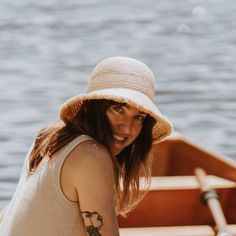 The perfect summer straw bucket hat for any occasion, all summer long. Versatile, breathable and super durable, Stevie is our go-to hat! Straw Bucket Hat Round crown Angled 5cm short brim Adjustable Brim, wear up or down 100% Natural Raffia Bear Accessories, Vacation Hat, Straw Bucket Hat, Baker Boy Cap, Womens Hat, Unique Hats, Bear Hat, Wool Fedora, Dad Caps