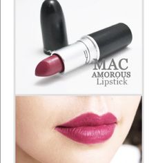 Authentic New In Box Never Been Used Or Tested Mac Satin Lipstick Shade- Amorous (Lovestruck Cranberry) - S: Satin. Color-Rich, Soft Satin With A Semi-Matte Finish That Conditions While Adding Intense Color. No Trades Bundle And Save Mac Amorous Lipstick, Mac Amorous, Mac Satin Lipstick, Lip Sticks, Makeup Mac, Lipstick Shade, Satin Lipstick, Mac Makeup, Satin Color