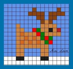 a cross stitch pattern with a dog on it