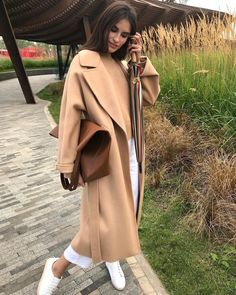 Camel Style, Beige Coat, Coat Outfit, Coat Winter, Photos Of Women