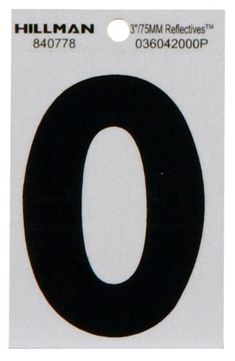 a black o sticker on a white background