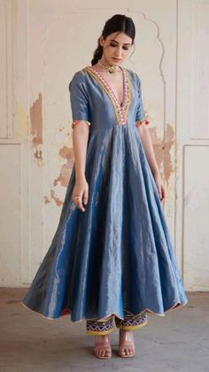 Trendy Outfits Indian, Silk Anarkali, Traditional Indian Dress, Casual Indian Fashion, Indian Dresses Traditional